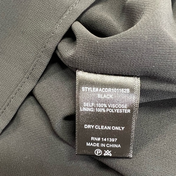 ASTR Peony Dress Black Mini Sateen Satin Ruched
Size Medium NEW Revolve - Picture 9 of 12